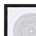 thumbnail image 4 of DesignOvation Olio Concentric Shapes 7.5" x 7.5" Framed Canvas Wall Art Prints, 3 Piece Set, 4 of 6