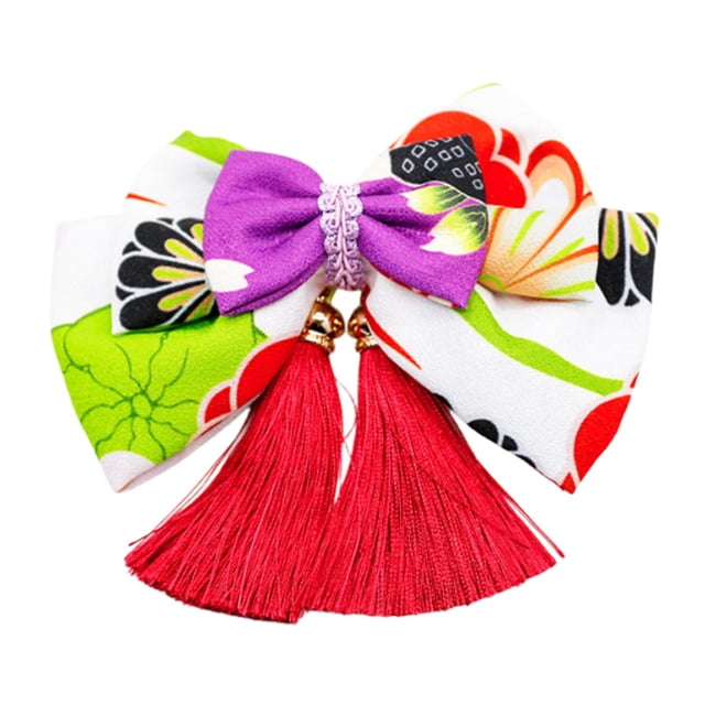 Accesorios para el cabello con borlas y lazo, tocados, accesorio para kimono, horquilla tradicional Estilo B