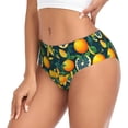 thumbnail image 2 of Fotbe Fresh Orange Calzones Estampados para Mujer – Ropa Interior de Algodón, Cómoda, Suave y Elástica-X-Large, 2 of 6