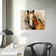 thumbnail image 3 of COMIO  Abstract Wall Art, Horse Canvas Pictures, Watercolor Painting Prints, Modern Abstract Animal, Vintage Canvas Artwork, Rustic Contemporary Wall Art, 3 of 4