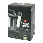 Swiss Tech 2000LM Rechargeable LED Lantern with Bluetooth Speaker and 5200 mAh Power Bank, IPX4 Weatherproof