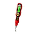 thumbnail image 3 of Probador de voltaje Detector de voltaje Lápiz probador eléctrico sin contacto resistente Vivo/Nulo rojo, 3 of 9