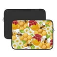 thumbnail image 3 of Bingfone Bees Honeycomb Laptop Sleeve Case 13 Inch, 360° Protective Computer Carrying Bag, 3 of 9