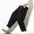 thumbnail image 4 of Pantalones para hombre Hip Hop Harem Pantalones sueltos casuales Hombre Hippie Verano Tendencia elegante Holgado Nuevo en ropa de calle Harajuku Venta Y2k Largo, 4 of 4