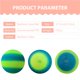 thumbnail image 5 of Eigraketly Pelota de juegos de arcoíris degradada de 8,5 pulgadas para niños, pelota de patada hinchable de PVC para parque de patio trasero y Ropa Deportiva, Zapatos No. 4 Eigraketly OD016719-04, 5 of 5