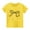 Yellow, variant on yillto Girls Bow Graphic Shirts Short Sleeve Crew Neck Cotton Tee 2025 Summer Cute Tshirts Tops