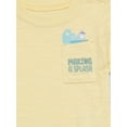 thumbnail image 2 of Garanimals Baby Boy Short Sleeve Brushed Jersey T-Shirt with Pocket, Sizes 0-24 Months, 2 of 4