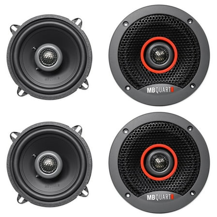 (4) MB QUART FKB113 5.25" 180 Watt Car Audio Coaxial Speakers