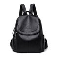 thumbnail image 1 of Backpack Women's Trendy All-match Anti-theft Backpack Large Capacity Soft Leather Women's Travel Backpack, 1 of 5