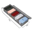 thumbnail image 2 of piezas plegables debajo de la cama, bolsa de almacenamiento para ropa, armario, caja de almacenamiento a prueba de polvo y humedad, gris, 2 of 5