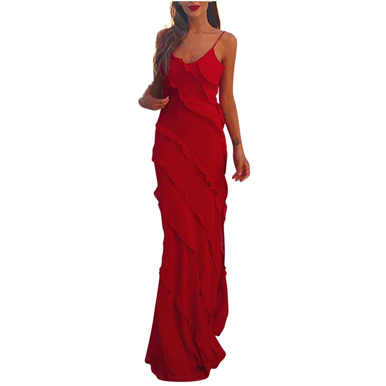 white christmas dresses Yellow Strapless Chiffon Mermaid Long Prom Dresses main image 1