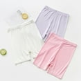 thumbnail image 3 of HAWEE 6 Pack Girls Bike Shorts Breathable Stretchy Modal Pettipants Sports Dance Shorts Solid Casual Athletic Shorts for Kids Little Girls, 3 of 7