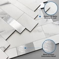 thumbnail image 2 of MOFIT Pegatina De Pared 3d Azulejos Adhesivos Cocina Baño Mosaico Marmól,Pvc Decorativo Textura Pared De Piedra Paneles De Pared, 2 of 4