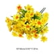 thumbnail image 3 of Flores artificiales de crisantemo para exteriores Arreglo floral sintético de plástico para decoración del hogar y el jardín, 3 of 6