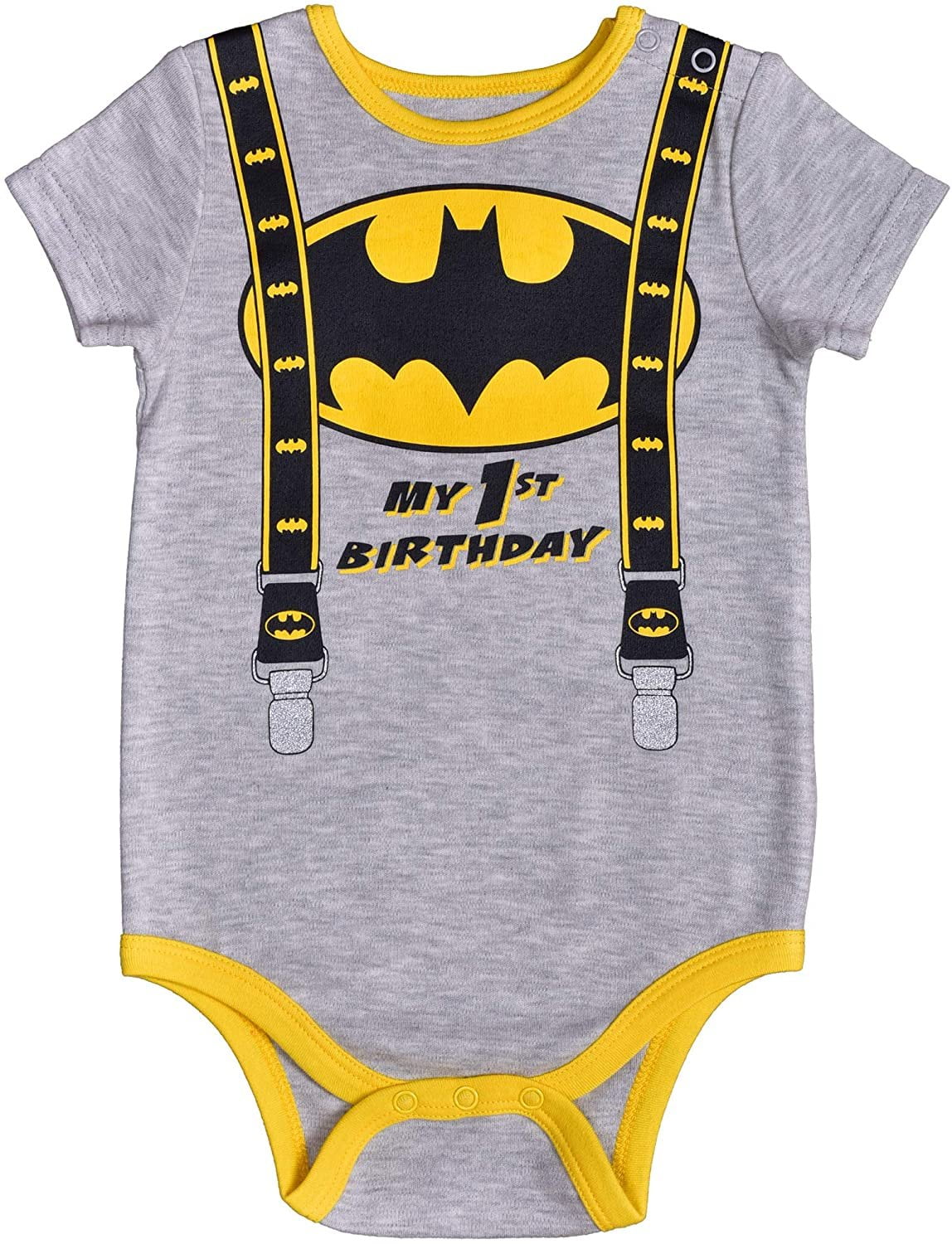 3tlg Batman Neugeborenes Baby Jungen Bodysuit Strampler Hut Schuhe Outfit Set 