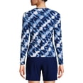 thumbnail image 2 of Lands' End Women's Crew Neck Long Sleeve Rash Guard UPF 50 Swim Tee, 2 of 3