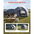 thumbnail image 4 of VEVOR SUV Tent for Camping, 8FT L x 8FT W, Waterproof PU2000mm Spacious Double Layer Design for 5-8 Person, SUV Camping Tent with Mesh Windows, Includes Rainfly & Storage Bag, for Outdoor Activities, 4 of 9