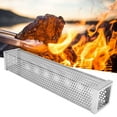thumbnail image 3 of Tube de Fumée de Forme Carrée en Acier Inoxydable, Tube de Fumée pour Gril au Charbon, Tube de Fumée en Acier pour Barbecue au Charbon, Accessoire de Barbecue, 3 of 7