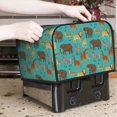 thumbnail image 7 of Picia Cute Animals Print 4 Slice Toaster Cover , Toaster Protector Dustproof Kitchen Appliance Cover, Kitchen Appliance Dustproof Protector, 7 of 7