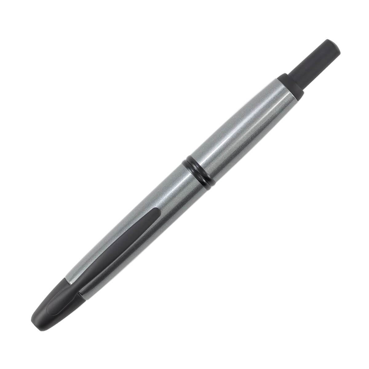 Pilot Vanishing Point Gun Metal Matte Black Fountain Pen - Medium