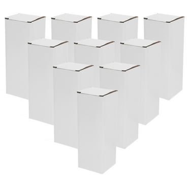 Corrugated Box Shipping Extra Hard Cardboard White Paper 19.00X7.00X7.00CM 10 Pcs