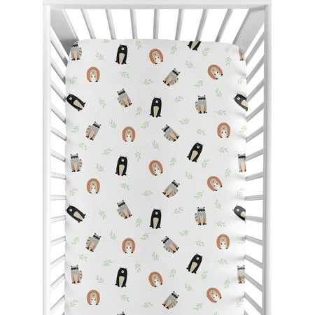 UPC: 0846480069379 | Woodland Pals Collection Crib Sheet
