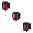 thumbnail image 2 of maskred Barrière de Queue Rétractable Polyvalente pour Gestion Efficace des Foules Rouge 3 Mètres 3ensemble, 2 of 6