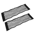 thumbnail image 3 of Dual-Layer Storage Net for Phones, Purses & Essentials | 80x24cm Black Mesh Bag Car Trunk Organizer, 3 of 8