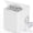 White, variant on EDX Countertop Ice Maker, Self-Cleaning Portable Ice Maker Machine with Handle and Ice Scoop 9Pcs/6Min 26.5Lbs/24H Black