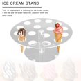 thumbnail image 3 of 16 Holder Acrylic Ice Cream Cone/ Sushi Hand roll Stand Transparent, 3 of 5