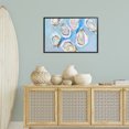 thumbnail image 4 of Stupell Industries Tropical Pastel Oysters on Blue Black Framed Giclee Art, 30 x 20, by Arlington Prints, 4 of 8