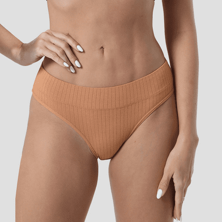 Fulorrnie Underwear for Women Plus Size Seamless Comfort Briefs Panties High Waist Moisture Wicking Elastic Breathable Panty  B  4-6