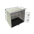 thumbnail image 6 of Leaf Dog Crate Cover, Ivy Patterns with Tiny Green Leaves Branches Creme Contemporary Illustration, Easy to Use Pet Kennel Cover Small Dogs Puppies Kittens, 7 Sizes, Green Brown, by Ambesonne, 6 of 6