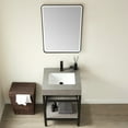 thumbnail image 4 of Miseno 702524-TB-WK Funes 24" Free Standing Single Basin Vanity Set - Matte Black / Gray, 4 of 7