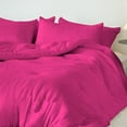 thumbnail image 4 of DNG Creations Hot Pink Colour 3 Piece Point Botton Comforter Solid All-Season 550 GSM 100% Egyptian Cotton, 800 Threads Count - California King - Size, 4 of 7