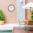 thumbnail image 3 of European Style Outdoor Swimming Pool Wall Clock, Indoor Outdoor Wall Clock Patio Waterproof Oversized Decorative Contemporary Clock, 3 of 5