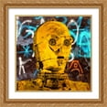 thumbnail image 2 of Stephen Chambers 26x26 Gold Ornate Wood Framed With Double Matting Wall Art Titled - C 3Po 1, 2 of 6