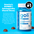 thumbnail image 6 of Goli Nutrition Ashwagandha Zero Sugar Vegan Gummies, 60 Count, 6 of 10