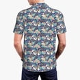 thumbnail image 4 of Daiia Tropical Sloth Pattern Men’s Polo Shirts,Solid Deck Shirt,Classic Fit, Breathable Cotton Polo for Casual and Sport Wear-4X-Large, 4 of 9