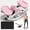 Pink-1, variant on Kdymod Lateral Rocking Fitness Stepper, Low Impact Portable Exercise Stepper, Workout Machine, Rock Stepper Machine with Digital Monitor/Resistance Bands