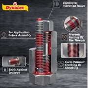 Dynatex Red High Strength Threadlocker 0.20 oz Bottle - Permanent Lock, Anaerobic, Large Fasteners, Vibration & Solvent Resistant (Single)