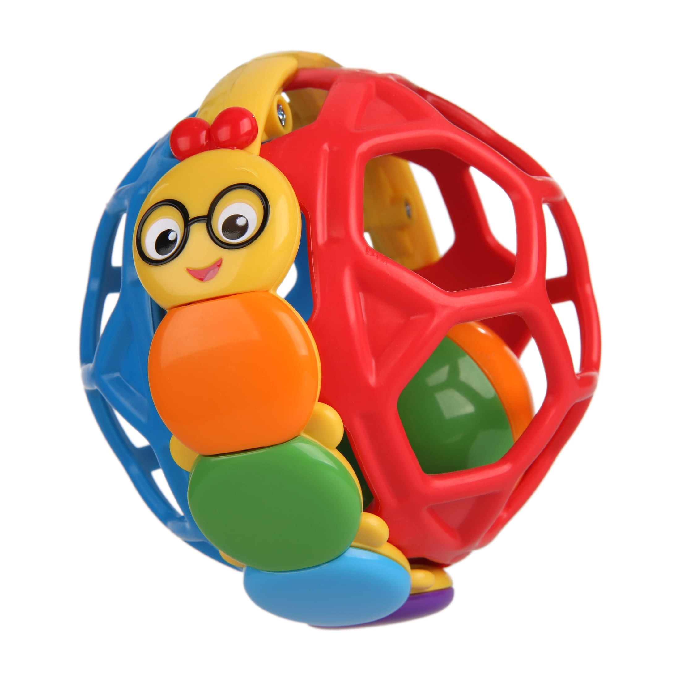 Baby Einstein Bendy Ball Easy Grasp Oball Rattle Toy, Ages 3 Months+