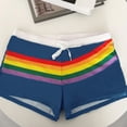thumbnail image 3 of CENL Men Rainbow Swim Shorts Swimwear Swimming Trunks Underwear Boxer Briefs Pants, 3 of 7