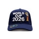 thumbnail image 2 of KNITE Gorra Fútbol Francia Azul Copa 2026 Fan Sport Ajustable Bordada 3D, 2 of 5