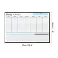 thumbnail image 2 of Uxcell 16.9" x 11.8" Calendario de tareas magnético, pizarra blanca de borrado en seco, 2 of 6