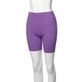 thumbnail image 5 of TheLovely Womens & Plus Basic Solid Cotton Mid Thigh High Rise Biker Bermuda Shorts, 5 of 5