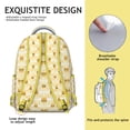 thumbnail image 5 of Trendy Hamburg Print Backpack - Durable Bookbag for Teens & Adults, Spacious School Backpack with Padded Straps & Organizational Pockets for Daily Use, 5 of 6