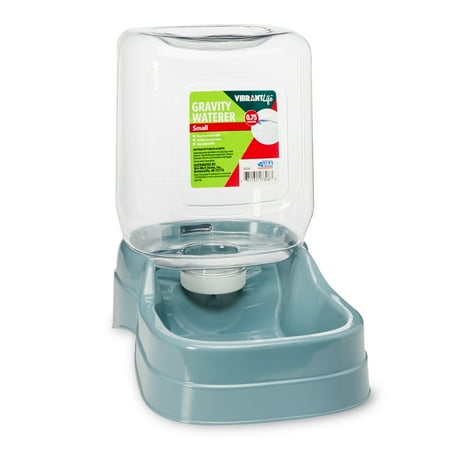 Vibrant Life Gravity Pet Waterer, Small, 0.75 Gal