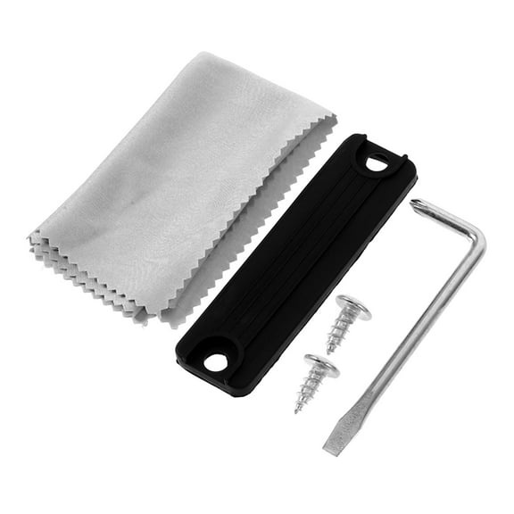CIMAXIC Rear Hatch Latch Handle Cover Repair Kit Black 1Set 3.94X1.06X0.20In Rubber