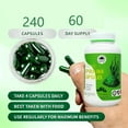 thumbnail image 3 of 2 Bottles Spirulina Capsules, Premium Spirulina Supplement, Supports Immune System, Healthy Heart, Vegan 480 Capsules, 3 of 9